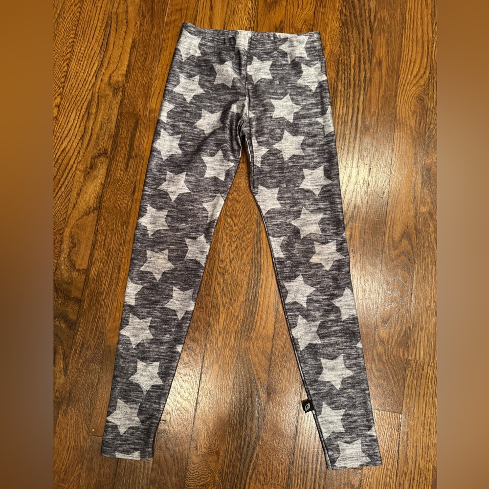Terez Starry Night Kids Leggings - Black and White